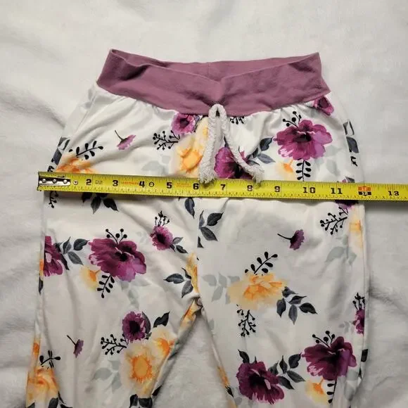 Sweater Pants Baby Girls 2T Toddler Hoodie Floral Purple Fall 2PC - Picture 10 of 12